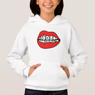 Power-Lippen Hoodie
