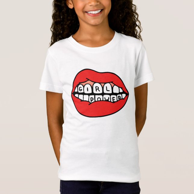 Power-Lippen T-Shirt (Vorderseite)