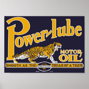 Power Lube Motoröl Poster