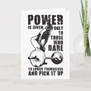 POWER. Motivierend Weiblichkeitsarbeit für Frauen Karte