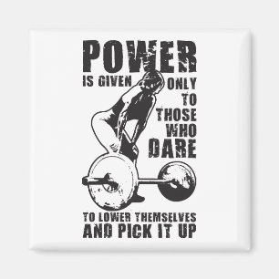 POWER. Motivierend Weiblichkeitsarbeit für Frauen Magnet