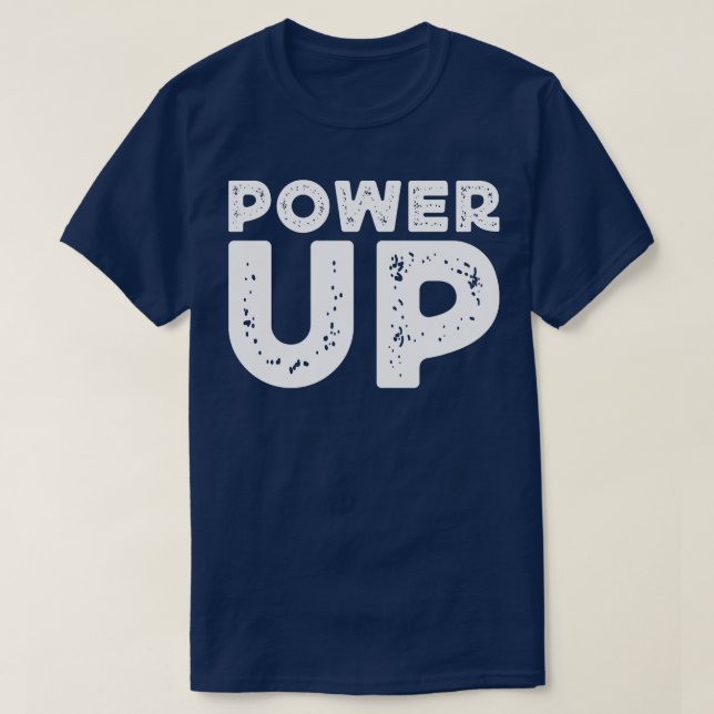 Power nach oben T-Shirt (Design vorne)
