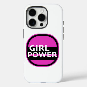 Power-Neuheit für Mädchen, weißer Schriftart iPhone 16 Pro Hülle