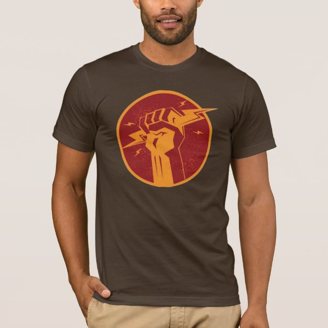Power oben T-Shirt (Vorderseite)
