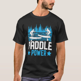 Power Paddel I Stand up Paddelbrett T-Shirt