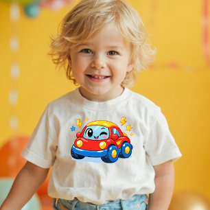 Power Pals™ Zoomy Car Toddler T-Shirt – Süßes Renn