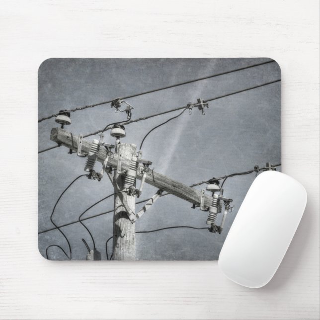Power Pole Crossarm Mousepad (Mit Mouse)