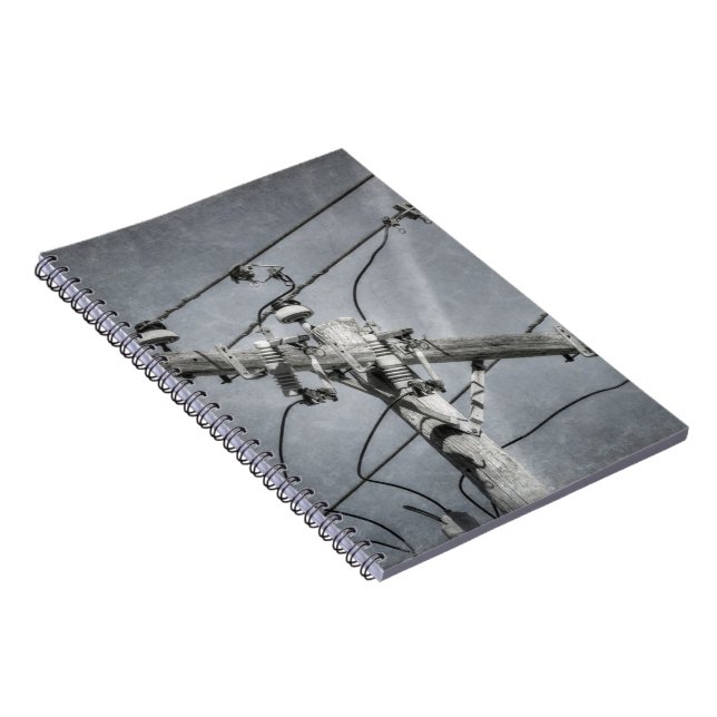 Power Pole Crossarm Notizblock (Rechte Seite)