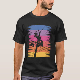 Power-Pole-Leitung T-Shirt