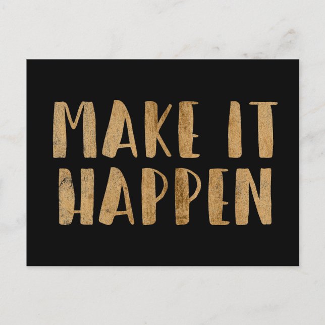 Power Quotes II Postkarte (Vorderseite)