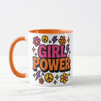 Power Retro Girl Tasse