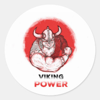 Power Runder Aufkleber