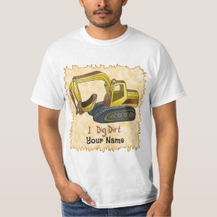 Power-Shovel-Gräbt-Erde-T-Shirt T-Shirt