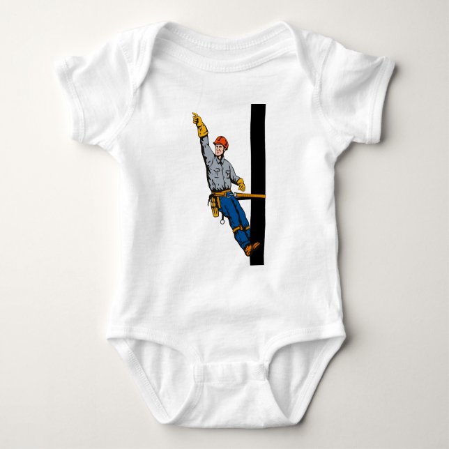 Power-Störungssucher-Elektriker-elektrische Baby Strampler (Vorderseite)