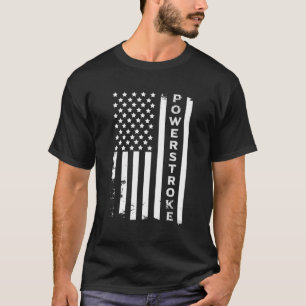 Power Stroke American Flag T-Shirt