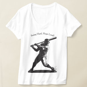 Power Swing – Baseballdesign im Comic-Stil T-Shirt