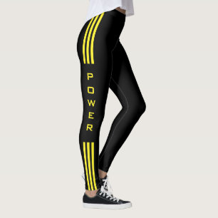 Power-Text für Sport-Leggings - Benutzerdefinierte Leggings