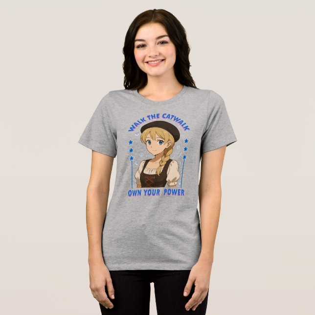 Power Tri-Blend Shirt (Vorderseite voll)