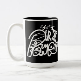 Power-Typisierung ankurbeln Zweifarbige Tasse
