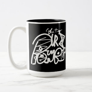 Power-Typisierung ankurbeln Zweifarbige Tasse