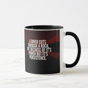 Power und Beständigkeit - Motivierend Tasse