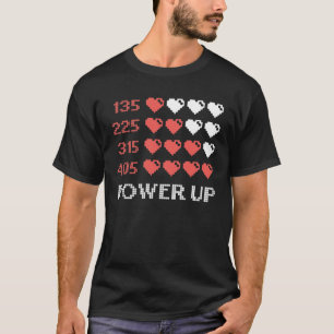 Power Up Bar, Funny, Gamer, Retro, Geek, Nerd T-Shirt