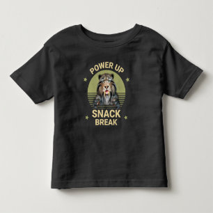 Power Up Snack Break Saberzahniger Tiger Kleinkind T-shirt