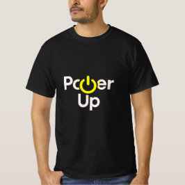 Power-Up-T - Shirt - Ein/Aus-Schalter