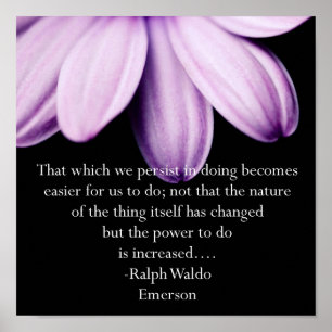 Power von Ausdauer Poster