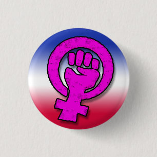 Power von Frauen - Kleine Taste Button