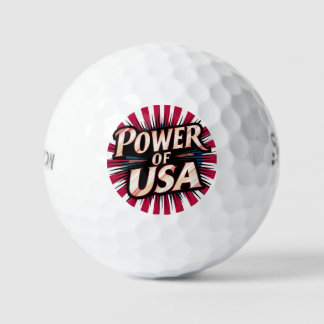 Power von USA Golf Ball - Amerikaner