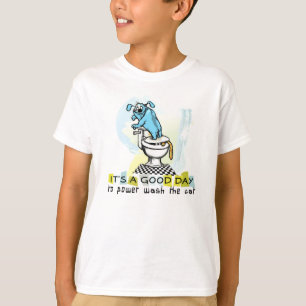 Power Waschen der Katze T-Shirt
