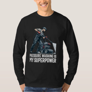 Power waschen Druck Waschen für Washer Vater Männe T-Shirt