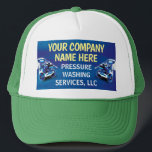 Power-Waschen-Template-Trucker-Hut Truckerkappe<br><div class="desc">Passen Sie diese Druckwäscherei (Power waschen) LKW-Schablone Design an,  um Ihre Bedürfnisse und Anzug. Diese Druckwäscheschablone zeigt den Hintergrund der Hochdruckreiniger und der Wasserperlen an.</div>