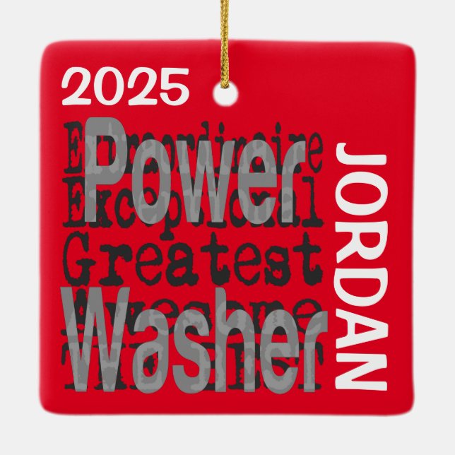 Power Washer Extraordinator Keramikornament (Rückseite)