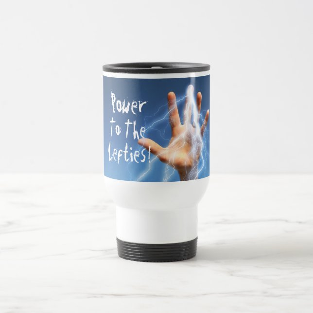 Power zu den Lefties! Tasse (Mittel)