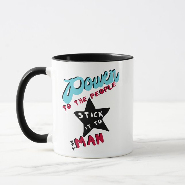 Power zu den Leuten Tasse (Links)