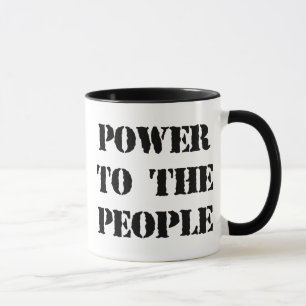 Power zu den Leuten Tasse