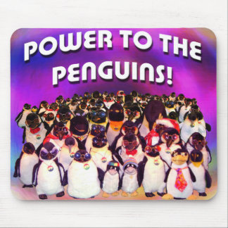 "Power zu den Penguins " Mousepad