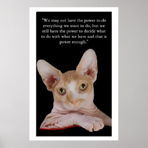 "Power zu entscheiden " Poster