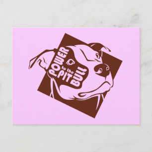 Power zum Grubenbull Postkarte