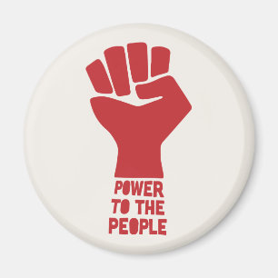 Power zum Volk Magnet