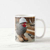 Power zur Tasse der Hühner