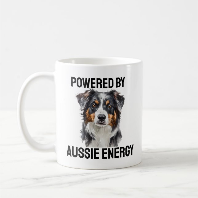 Powered by Aussie Energy niedliche Kaffee Tasse Ge (Links)
