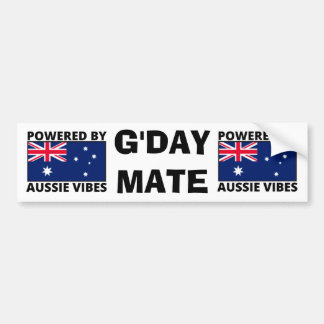 Powered by Aussie Vibes Autoaufkleber