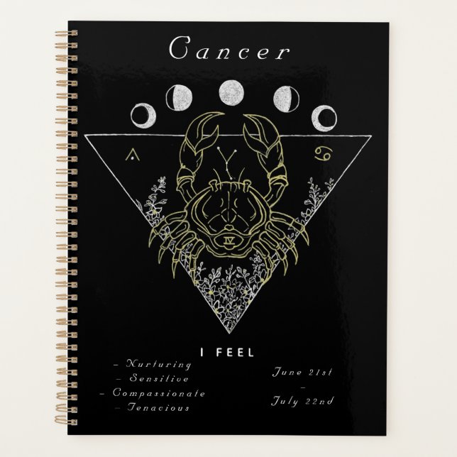 "Powered by Cancer" Planer (Vorderseite)