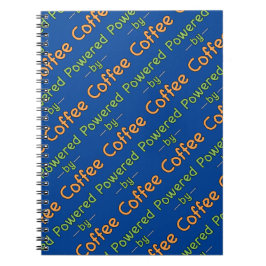 Powered by Coffee Notebook Notizblock