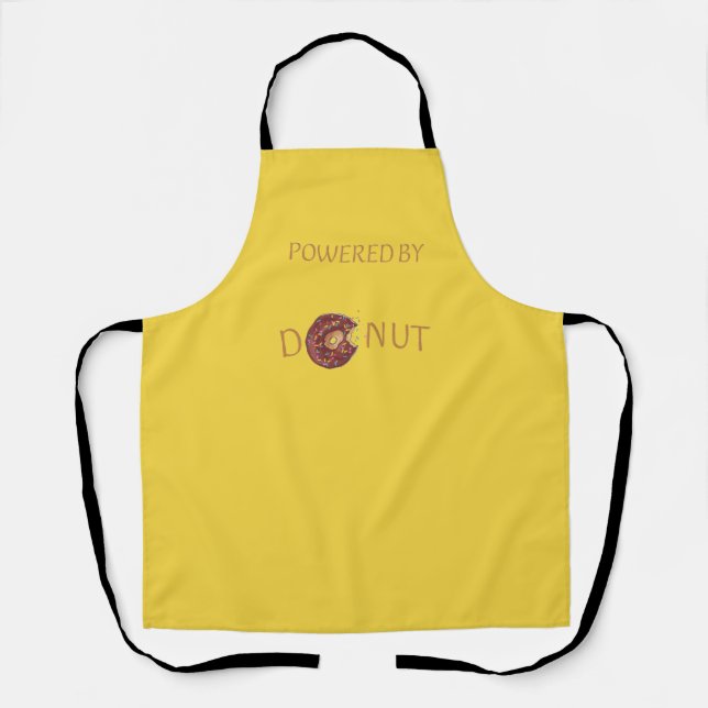Powered by Donut Schürze (Vorderseite)