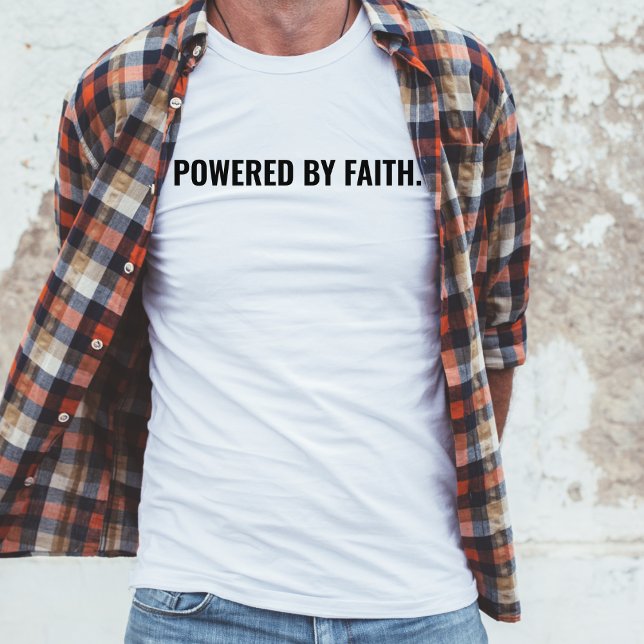 Powered by Faith Christian T-Shirt (Créateur téléchargé)