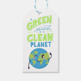 Powered by Green: Thrive with Nature" Geschenkanhänger